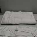 King Size Bed Cover With Two Pillows covers Gray Color