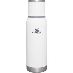 Stanley Adventure-To-Go Vacuum Bottle 1.1 qt | Wide Mouth with Leakproof Cup Lid | Keep Drinks Hot or Cold | Packable for Travel | Insulated Stainless Steel Thermos | BPA-Free | Polar
