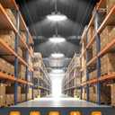 High Bay Lights LED UFO Light 240W LED Shop Lights 6000K IP65 Commercial Bay Lighting Fixture 43200 LM Super Bright, 5ft Cable Plug & Play for Warehouse Factory Garage Workshop Barn 4 Pack