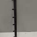 Wall Mounted Coat Racks with 8 Hooks Hanging Holder Towel Rack 29.7"x1.3" Modern Black Hanging for Clothes Entryway Bathroom (8 Hooks)