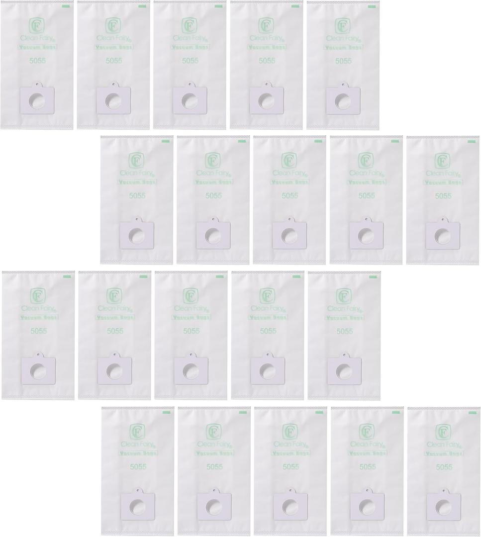 20Pack Replacement Kenmore 53292 Type C/Q 5055 Vacuum Bags Compatible With Canister 81214, 81414, 81614, 81615, 81714, 21814, BC7005, BC3005, BC3006, BC2005