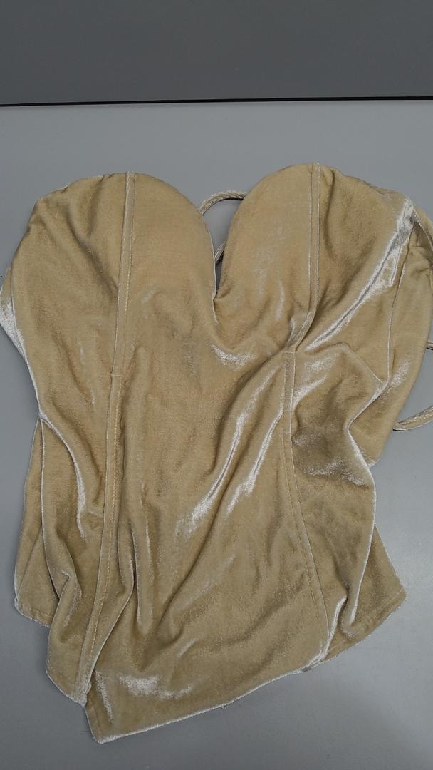 Women Strapless Velvet