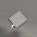 Belkin 40W Dual Port USB C Wall Charger Block - USB C Fast Charging for Apple iPhone, iPad, Samsung Galaxy Phone, & More - Programmable Power Supply Tech - Folding Prongs - White