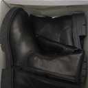 DREAM PAIRS Girls Knee High Buckle Fashion Riding Boots Little Kid/Big Kid (All Black). Size: 1 Little Kid