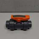 HYDROSEAL Kaplan 1 PVC True Union Ball Valve Threaded (NPT) with Full Port, ASTM F1970, EPDM O-Rings and Reversible PTFE Seats (1'')