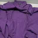 DELCARINO Men's Long Sleeve Button Up Shirts Solid Slim Fit Casual Business Formal Dress Shirt, 2-XL