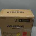 GREENSTELL Small Vanity Stool Chair with Storage and Folding Back, 13" x 13" x 17.7" Faux Fur Soft Ottoman for Teenager, 4 Metal Legs with Anti-Slip Feet, Furry Padded Seat for Makeup, Bedroom, White