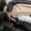 Mompush Nexis Carbon Travel Stroller, Ultra-Lightweight 11.5 lbs, Compact & Airplane Carry-On Approved, One-Second Auto-Fold, One-Hand Full Recline, from Birth to 50 lbs, JPMA Certified, Khaki, mFD 04/2026
