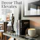 Decorative Books for Home Decor - Stacked Book Decorations for Living Room, Coffee or Console Table, Shelves - Faux Book Cover with 384 Blank Pages - Toronto, Mexico, Bahamas Designs - Set of 3