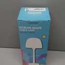 Funlenry Shower Lamp - Waterproof Bathroom Lamp with 16 Color Ocean Wave Projector, Rechargeable Shower Light with Touch & Remote Control, Cordless Light for Inside Shower/Bathtub