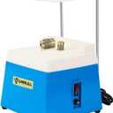 ANBULL Stained Glass Grinder Machine,Mini Portable Stained Grinder Glass Art Grinding Tool with 5/8" & 1" Grinder Bits (110V, 65W, Blue)