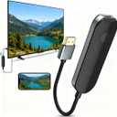 Wireless HDMI Display Adapter, 4k 1080p iOS Flix Stick Streaming Device, TV Movies Shows Receiver Mirroring Connector for iPhone iPad, Applicable to Various Scenarios Enjoy The Audio-Visual Feast