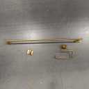 GROHE 40777GN1 Essentials Cube 3-In-1 Bathroom Accessory Set, Brushed Gold