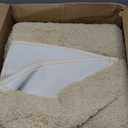OLANLY Microfiber Large Bathroom Rugs 70x46, Soft Absorbent Bath Mat, Sand