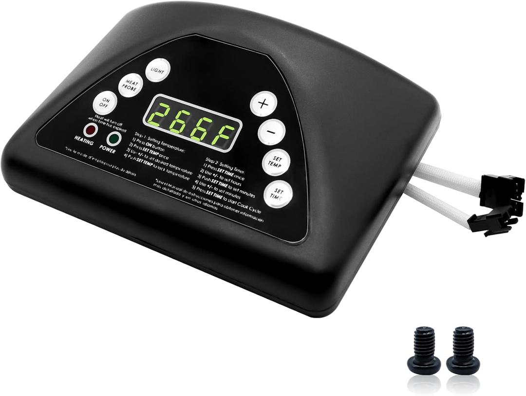 Digital Control Panel Replacement Parts 9907100001 Compatible with Masterbuilt Electric Smoker 20070311/ 20070411/ 20072614/ 20071011/ 20072514/ 20072618/ 21072618/ 20072218 Top Controller