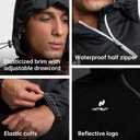 HOTSUIT Sweat Suits Sauna Suit Men Weight Loss Gym Exercise Workout Jacket, Black, 5XL