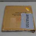 HORLIMER Floating Corner Shelf Wall Mount, Set of 3 Rustic Wood Corner Wall Shelves with Fence for Bedroom, Living Room, Bathroom, Kitchen, Brown (Fan-Shaped)