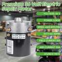 10L0L 36 Volt Golf Cart Electric Motor - Compatible with EZGO TXT PDS (2000 - Up, OEM 73124-G01, 73124-G08, 73445-G02) ZQS36-3.0C-T DC SepEx Motor