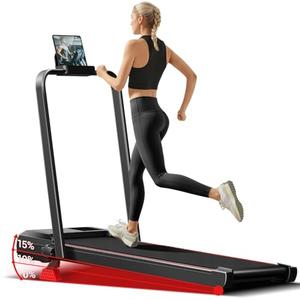 15% Incline Walking Pad Treadmills for Home and Office, 3-in-1 Folding Treadmill, Portable Under Desk Treadmill with 2.5 HP Quiet Brushless, 300 LBS Capacity
