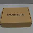 Fingerprint Door Lock Door Knob with Keypad Keyless Entry Door Lock with Handle for Home Hotel Office Apartment Bedroom Silver