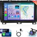 [8 CORE 4G+64G] Car Radio for Toyota Prius 2010-2015 without large screen, with Wireless Carplay/Android Auto, 9 Inch Android 13 IPS Touch Screen Stereo, Bluetooth, GPS, WiFi, SWC, DSP + Backup Camera