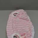 Dogs Recovery Suit Post Surgery Shirt for Puppy, Wound Protective Clothes for Little Animals(Pink White Stripe-L)