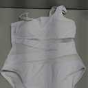 Blooming Jelly Women's Sexy One Piece Bathing Suits One Shoulder Swimsuits Slimming Mesh Swimwear, M