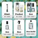 2 x Poo-Pourri Before-You-Go Toilet Spray, Fresh Sea Salt, 2 Fl Oz, Up to 100 Uses, Bathroom Odor Deodorizer with Essential Oils for Home or Work, Travel Essentials, TSA Approved Size, Sea Salt Bergamot