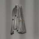 Xingjiake 12-piece Bright Silver Steak Knives, Steak Knives Set Of 12, Stainless Steel Dinner Knives Set, Steak Knife Set, Serrated Butter Knife, Dishwasher Safe