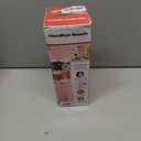 Hamilton Beach Portable Blender for Shakes and Smoothies, 14 Oz BPA Free Travel Cup & Lid, Durable Stainless Steel Blades, Personal Smoothie Blender, Coral (51171)