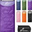 Sportneer Sleeping Bags for Adults, Warm & Cold Weather Sleeping Bag for Adults Kids Boys Girls - Lightweight Compact Camping Gear Equipment, Traveling, Backpacking, Hiking (87"x31.5")