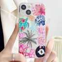 for iPhone 15 Case (Military Grade Drop Protection) Phone Case Gifts TPU Shockproof Phone Cover Eight Ball-15 (Coconut&Turtles)