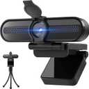 saylas 2K Webcam with Microphone, 78FOV FHD PC Camera with 2K/30fps, 1080P/60fps, Privacy Cover, Plug & Play USB Web Cam, Autofocus, External Webcam for PC, Computer Web Camera for Laptop, Mac, Zoom