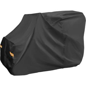 X AUTOHAUX UTV Cover for Honda Pioneer-1000-5 Waterproof Side by Side Cover Outdoor Sun Rain Storage Protection 210D-PU Black 125.98" Lx62.99 Wx76.77 H