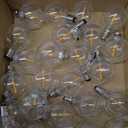 25 Pack G40 LED Replacement Bulbs,120V 0.5W,E12 Base,for Outdoor String Lights-Green