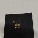 Gold Number Necklace for Women 18K Gold Plated Small Cute Pendant with Box Chain Choker Necklace Personalized Jewelry Birthday Gift for Her