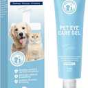 Dog Eye Gel, Dog Eye Drops Wash for Dogs and Cats,Vet-Recommended to Soothe Pet Eye Irritations,Eye Infections & Allergies. Relieve Dry Eyes and Pink Eyes, Pet Tear Stain Remover. 2 Ounces
