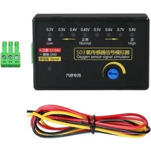 Easy to Use Car O2 Sensors Signal Simulators with Multifunctional Diagnostic Capabilities for Emission Testing Diagnosis, Approx.70x44x18mm, As Pictures Shown