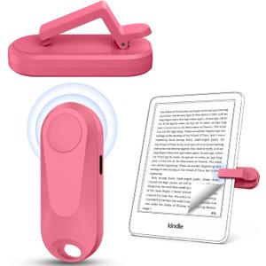 DATAFY [Case-Friendly] Page Turner for Kindle Paperwhite Oasis Kobo eReaders, Camera Camcorder Remote Controls, Page Turner Clicker for ipad Tablets Reading Novels with Wrist Strap Storage Bag
