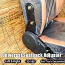 Auto Car for Seat Back Hinge Recliner Steel Auto for Seat Back, Hinge Recliner 30-180 Adjustment Both Side Toothed Plate for Seat Recliner for Truck Excavator Modified Car for Seats
