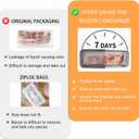 1Pack Bacon Holder for Fridge,Bacon Container for Refrigerator,Deli Meat Box for Refrigerator,304SS Airtight Food Storage Container,Stackable Fridge Organizer with Locking Lid (BPA Free)