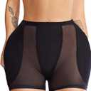 Hip Up Padded Enhancer Hip Pads for Women Shapewear Hip Enhancer Butt and Hip Padded Underwear for Women Hip Dip Pads (Large, Black)