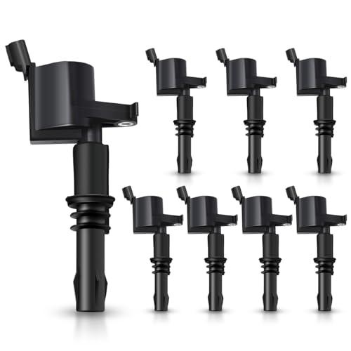 MAS Set of 8 Ignition Coils Compatible with Ford Expedition Explorer F150 F250 F350 Super Duty Lincoln Navigator Mark LT Mercury Replacement for DG511 C1541 FD508