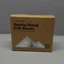 KeaBabies 2-Pack Organic Crib Sheets for Boys, Girls - 52x28 Fitted Crib Mattress Sheet Neutral, Breathable Jersey Cotton Cover for Baby Bed, Toddler Mattress, Soft & Cute Prints (Soft White)