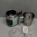 Maestri House Milk Frother, 21OZ Variable Temp and Froth Thickness Milk Frother and Steamer, Smart Touch Control Milk Warmer, Dishwasher Safe, Memory Function for Latte Cappuccino Hot Chocolate (Blue)