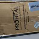 ProHeal Medical Overbed Table with Wheels and Adjustable Height - Gray Rolling Over Bed Table for Home and Hospital Use