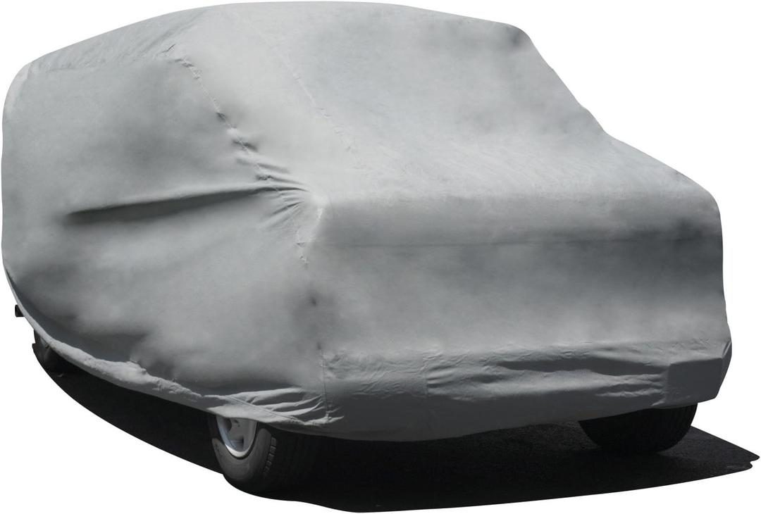 Budge Duro 3 Layer Van Cover, Water Resistant, Scratchproof, Dustproof Cover, Fits Vans up to 19'6", Gray