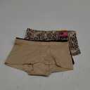 Maidenform womens Dream Boyshort Panty (6, Neutral Snow Leopard, Beige), Pack Of 2