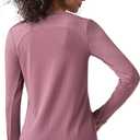 WILLIT Women's Long Sleeve Workout Tops Running Athletic Quick Dry Shirts Lightweight Yoga Gym T-Shirts UPF 50+ (Purple, S)