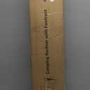 Reclining Camping Chair with Foot Rest, Folding Lounge Chair for Adults, w/Adjustable Backrest, Storage Bag & Cup Holder, Portable Recliner Beach Chair Outdoor Camp Picnics, 330 LBS (1, Grey)